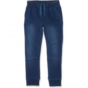 boboli Fleece Denim Trousers For Boy, Pantalones Deportivos para Niños, Azul Blue, 140