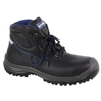 BOTA PIEL NEGRO S3 MOD, ISKUR T 36 (bota seguridad s-3 mod,iskur)