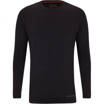 Camiseta de hombre Kilux Born Living Yoga manga larga gris negro - M