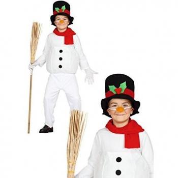 Disfraz de muñeco de nieve infantil 5-6 años