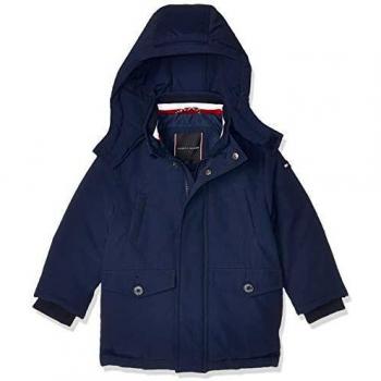 Tommy Hilfiger Padded Parka Abrigo, Azul