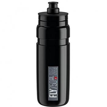 Elite Botella de agua unisex, color negro, 750 ml