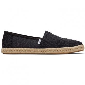 Alpargatas de mujer Toms Rope Negro