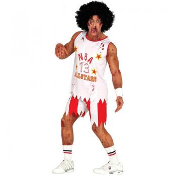 Disfraz de Jugador Básquet Zombie para hombre