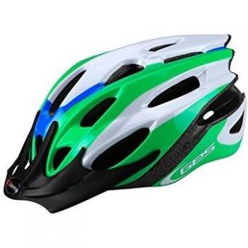 GES 288032 Casco, niño, Verde y Blanco, Talla 47-53