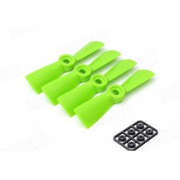 PACK 4 HELICES DIATONE DRONE TYRANT 3045R VERDE CON ADAPTADORES