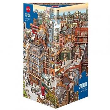 Puzzle Triangular Sherlock & Co. - 2000 Piezas