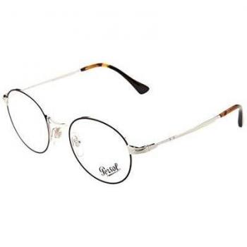 Ray-Ban 0PO2451V, Monturas de Gafas para Hombre, Silver Black, 49
