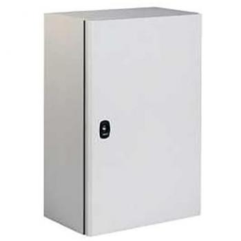 Caja de pared Schneider Electric Spacial S3D de acero gris, 800 x 600 x 200 mm, IP66, IK10, RAL7035