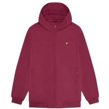 Lyle & Scott Men's Burgundy Fleece Back Softshell Jacket - Small