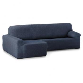 Funda para chaise longue de brazo corto izquierdo Eysa ROC Azul 180 x 120 x 360 cm, elástica, premium