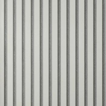 Fine Decor Acoustic Wood Panels Light Grey Wallpaper