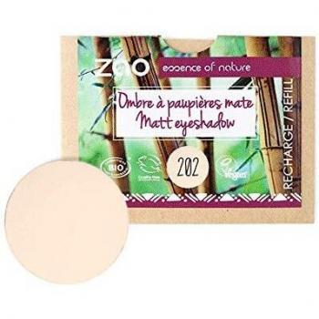 Zao Recarga De Sombra De Ojos Mate 3 Gr 202 Brun Beige