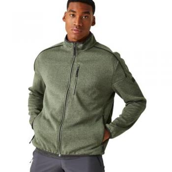 Regatta Men's Kassam Full Zip Fleece Jacket - Agave Green Marl, Size 3XL