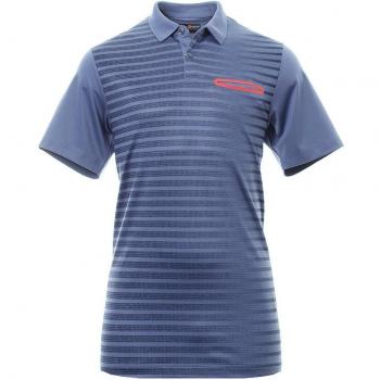 Callaway Ombre Pocket Polo De Golf, Hombre, Azul, XL