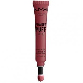 NYX PROFESSIONAL MAKEUP pintalabios mate larga duración Labial Poowder Puff Lippie Lip Cream Tono 4 Squad Goals Color Cereza