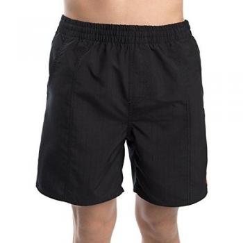 Sólidos Junior - Bañador para hombre, Negro, Small