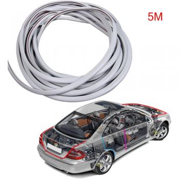 5 m Car Door Edge Protector Borde De Puerta Moldura Edge Guardia tira de goma anti-scratch para la mayoría de Automóviles fácil instalación