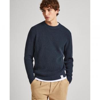 Jersey de hombre Pepe Jeans Maxwell en color marino con cuello redondo