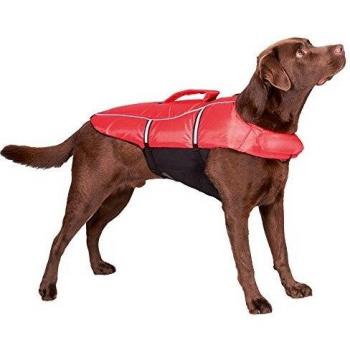 Trixie Chaleco Salvavidas para Perros, L, 54 cm, Rojo/Ng