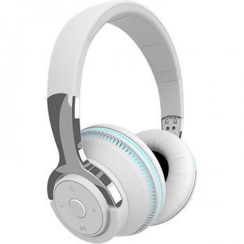 Auriculares Inalámbricos H2 con Bluetooth, Iluminación Colorida, Plegables y Soporte para AUX/Cable/Reproducción de Tarjetas