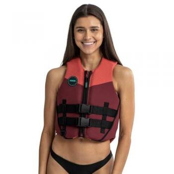 Jobe Chaleco Salvavidas Neoprene Rosa Adulto 50N para mujer, para deportes acuáticos, esquí acuático y wakeboard, talla XS