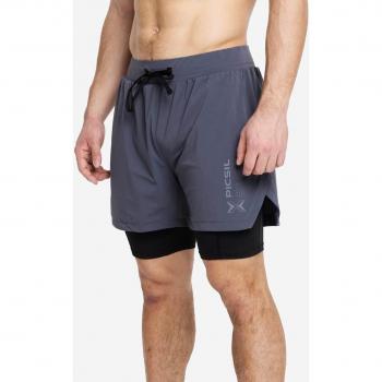 Premium 2-in-1 Men's Compression Mesh Shorts by Picsil