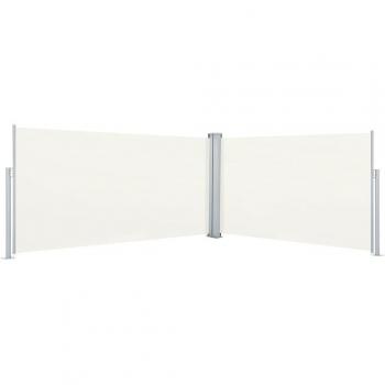 Toldo lateral retráctil crema 160x600 cm