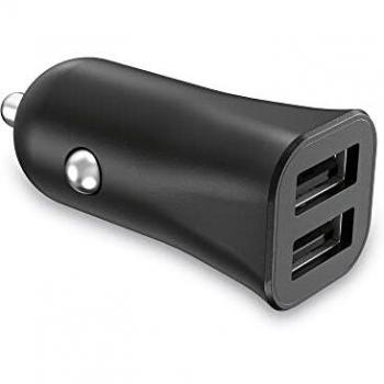Contact Cargador de Coche 10w 2x USB A Negro