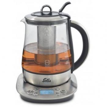 Solis 5515 Tetera Eléctrica 1,2 L 1400 W Acero Inoxidable Transparente