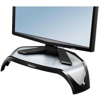 Fellowes - Smart Suites - Soporte elevador para monitor de ordenador de sobremesa y portátil, ajustable en altura