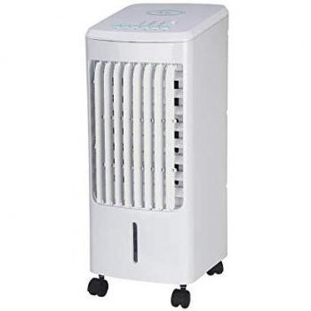 Jata JVAC2001 Climatizador evaporativo 3 en 1: refresca, purifica y humidifica. Con mando a distancia. 3 velocidades. 3 modos: normal / natural / noche. 2 recipientes para el hielo