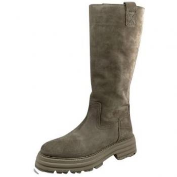 Botas de Mujer Alpe 25031109 de Piel Baby Silk con Suela Antideslizante en Gris Talla 39