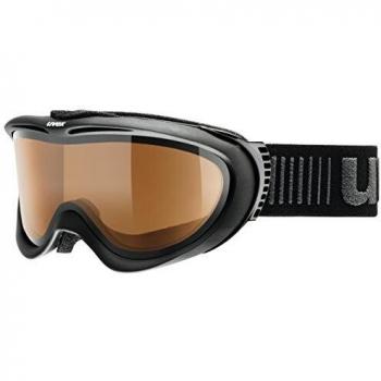 Uvex Comanche Pola - Gafas de esquí para Adultos, Color Negro Mate, Talla única