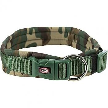 Collar Trixie Premium con acolchado grueso para perros - Talla M-L: 42–48 cm de cuello, 20 mm de ancho