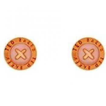 Ted Baker Pendientes de botón Mujer latón - TBJ1266-24-134