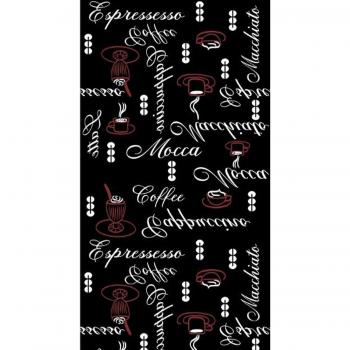 Alfombra de cocina 50 x 80 cm - negra Mani Textile