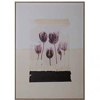 Cuadro Tulipán fotoimpreso sobre lienzo 100 x 4 x 140 cm