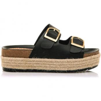 Sandalias de plataforma de mujer con hebilla Mustang