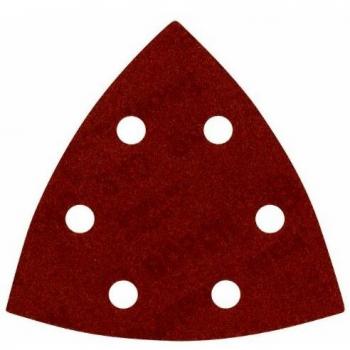 Bosch Professional 2608605604 Hoja de Lija, Rojo, 93 mm, Set de 5 Piezas