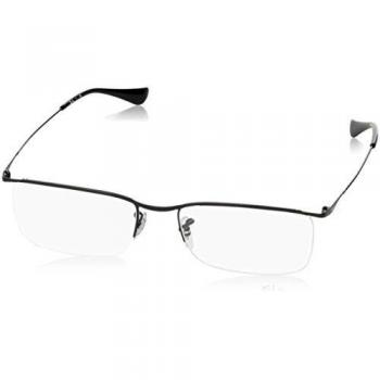 Ray-Ban 0rx 6370 2509 55 Monturas de Gafas, Shiny Black, Hombre