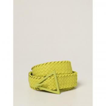 Bottega Veneta Woven Rubber Belt - Size 100 - Green for Men