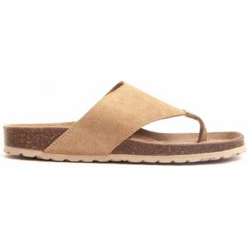 Sandalia de Piel Para Mujer, Color Naranja - Talla 38