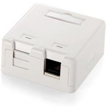 Equip 125122 caja de tomacorriente Blanco - Caja registradora