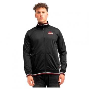 Chaqueta de Chándal LONSDALE IRTHING - Negro/Rojo/Crudo, para Hombre, disponible en tallas S a 3XL