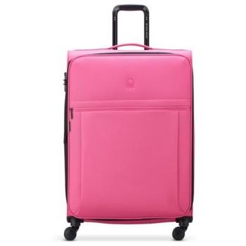 Delsey Paris x Benetton Expandable 120L Pink Trolley Bag