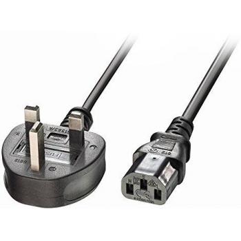 Lindy Cable de Alimentación UK a IEC C13, 2M