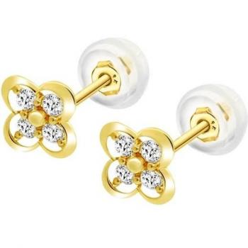Pendientes Time Road HIN00126 Oro Mujer