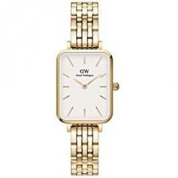 Daniel Wellington Quadro Watch 20x26mm Stainless Steel (316L) Gold, Gold, 20x26, Quartz Movement