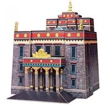 CLEVER PAPER- Puzzles 3D Templo Budista, San Petersburgo